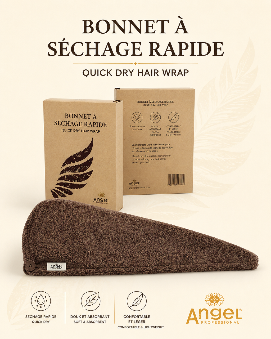 Provence quick dry hair wrap
